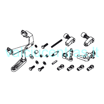 Valdymo trosų adapterių komplektas K14B